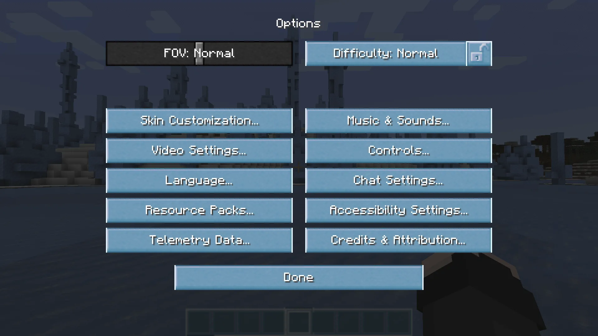 Меню паузы в стиле GUI-пака That Time I Got Reincarnated as a Slime.