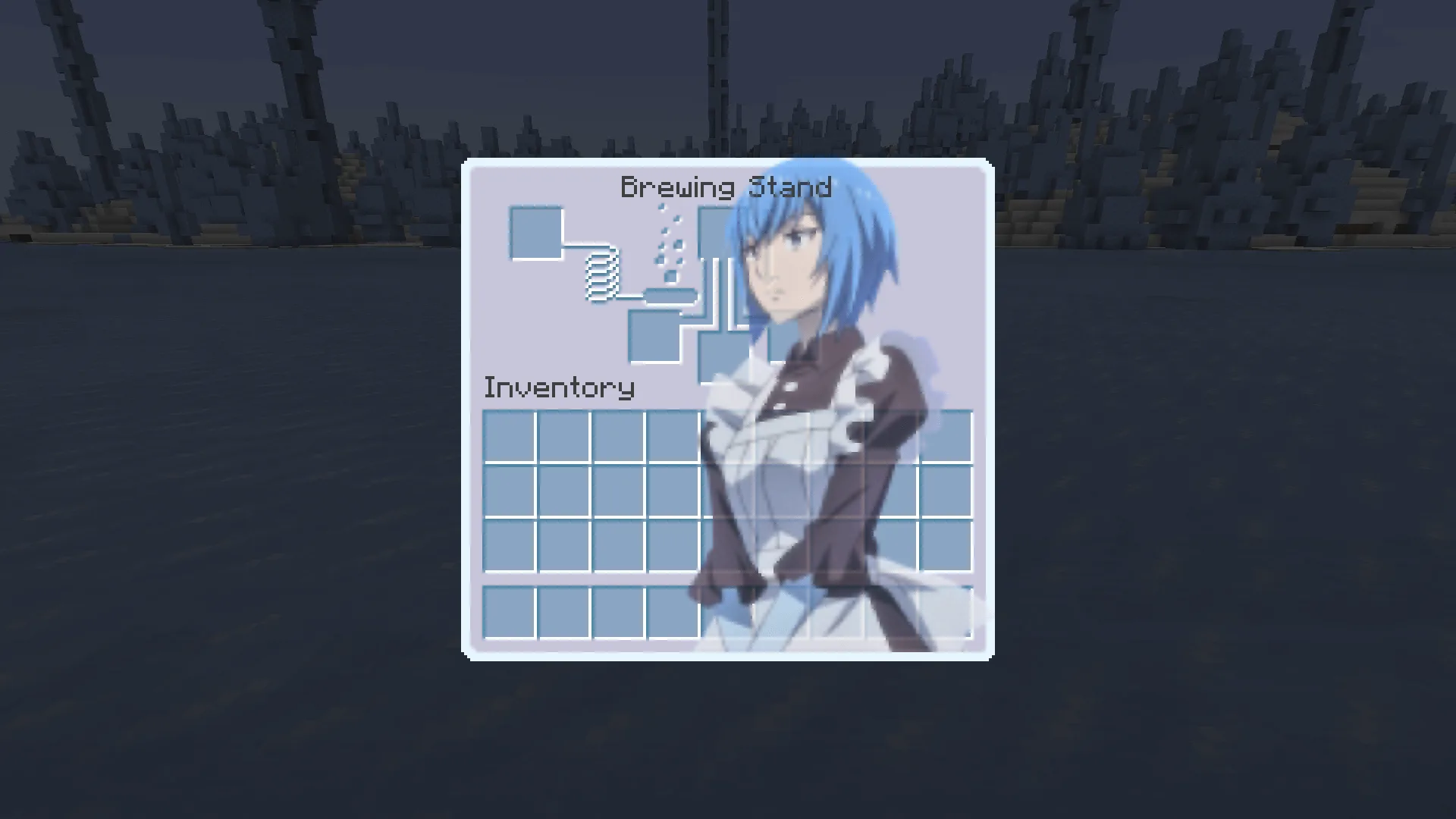 Интерфейс варочной стойки из текстур-пака по аниме «О моем перерождении в слизь».