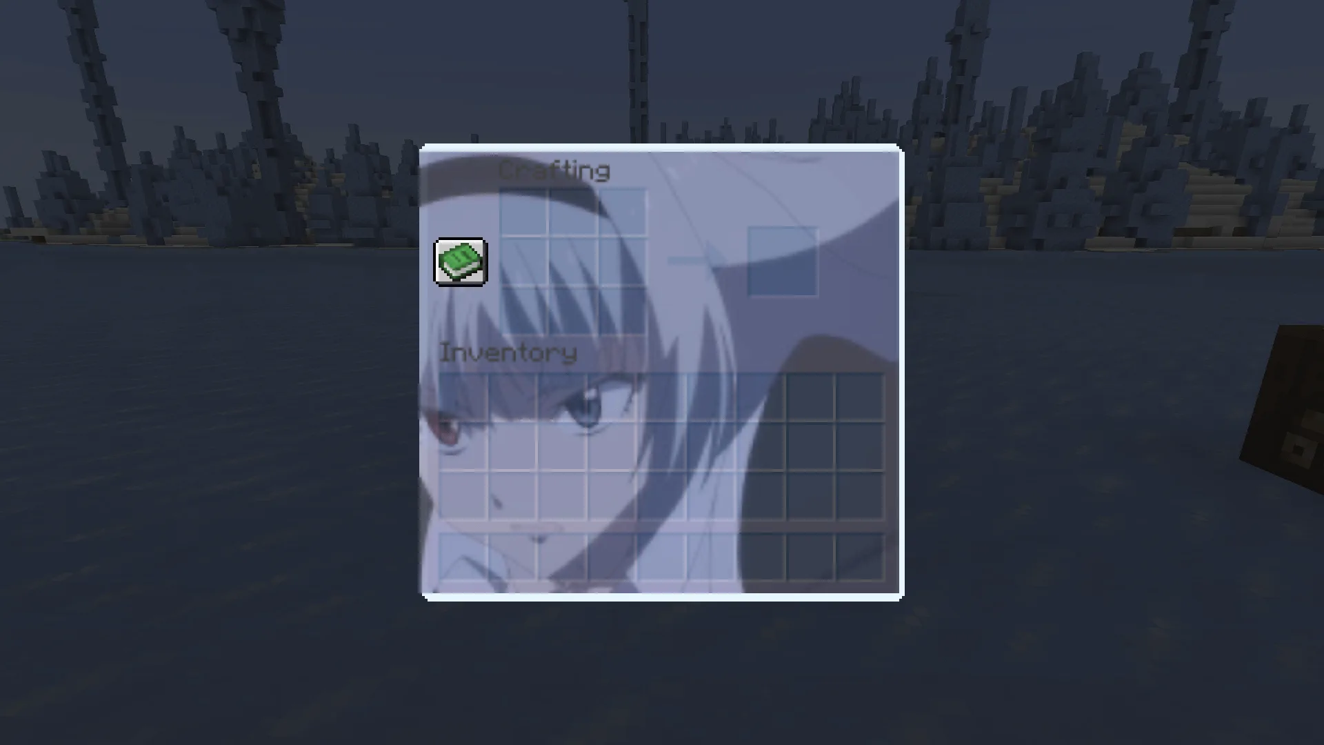 Интерфейс верстака в стиле аниме «О моём перерождении в слизь».