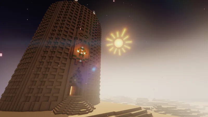 Каменная крепость из проекта Ad Astra: Per Spatium Et Tempus, внутри которой спрятана добыча.