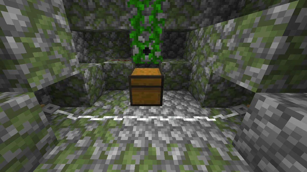 Ловушка из нити в храме джунглей