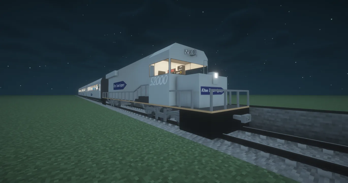 Поезда Class 52 и C365 из набора Kítòn Transit Adgency Pack