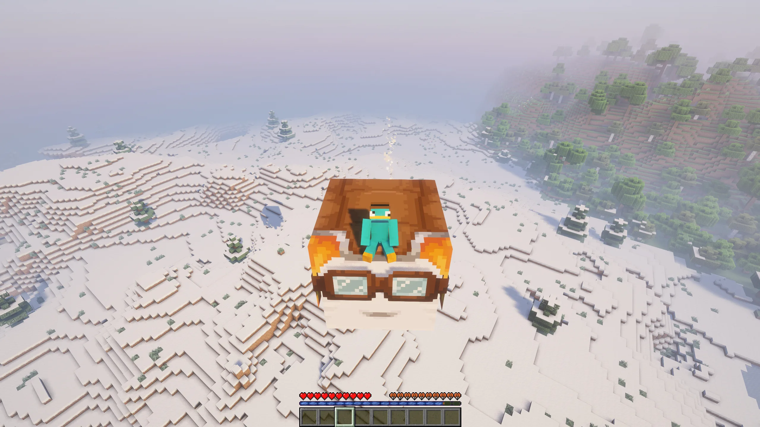 Скриншот проекта Happy Ghasts Boost в Minecraft.