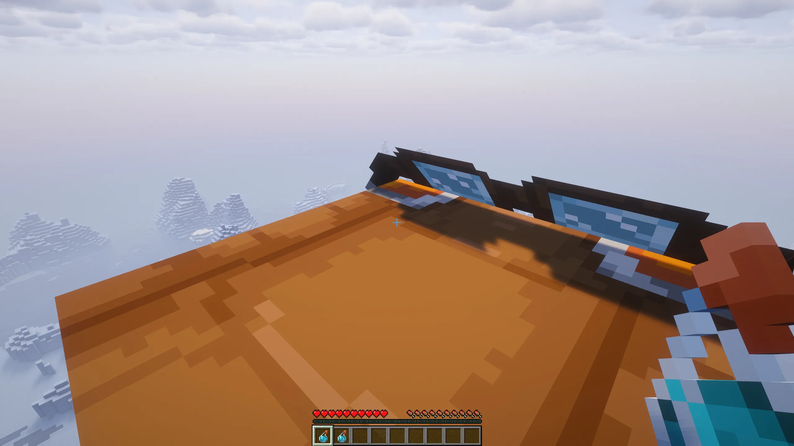 Скриншот проекта Happy Ghasts Boost с изображением гастов в Minecraft.