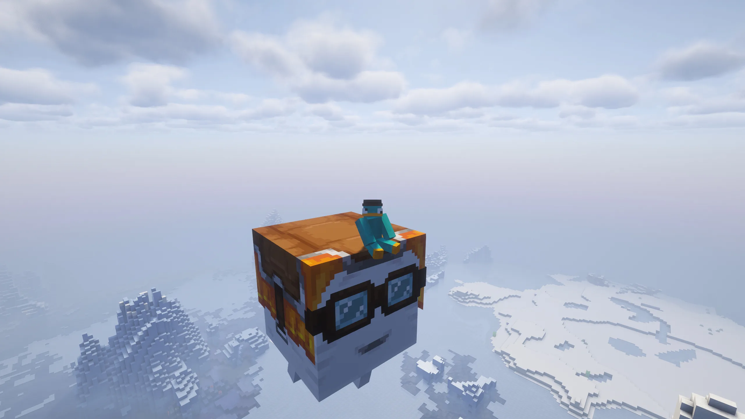 Скриншот проекта Happy Ghasts Boost в Minecraft.