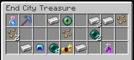 Сундук с добычей в Городе Края (End City).