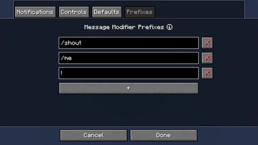 Скриншот префиксов в чате плагина Chat Notify.