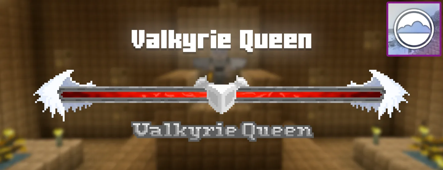 Полоса здоровья босса Valkyrie Queen из проекта Enhanced Boss Bars.