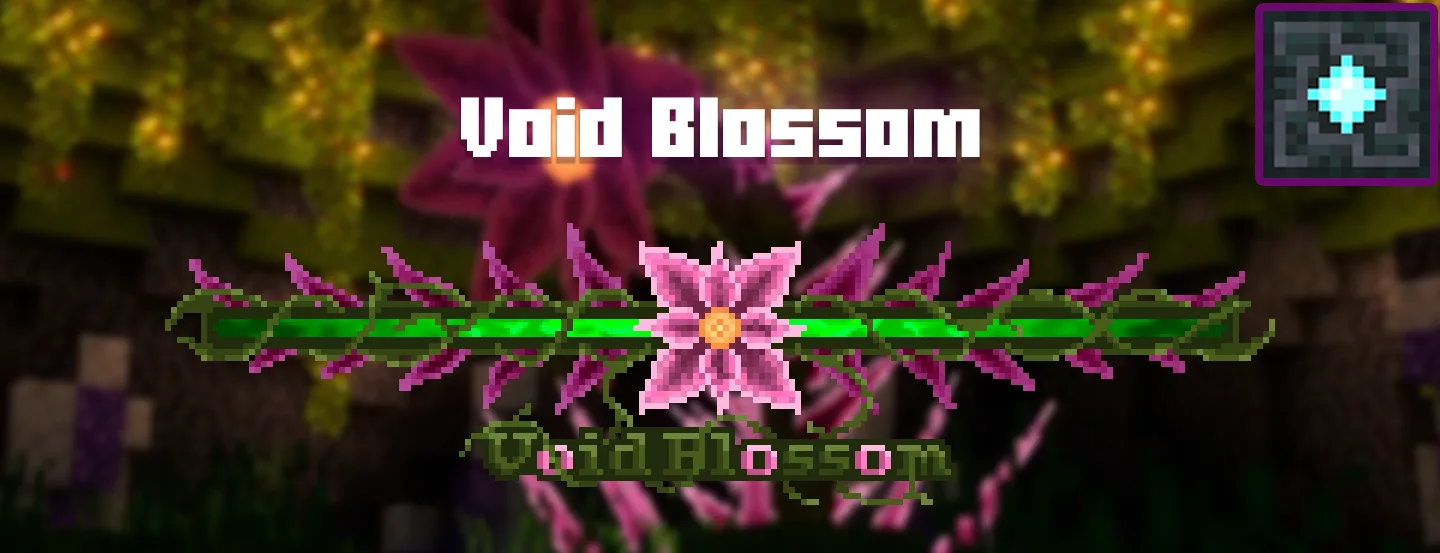 Визуализация босс-бара Void Blossom из проекта Enhanced Boss Bars.