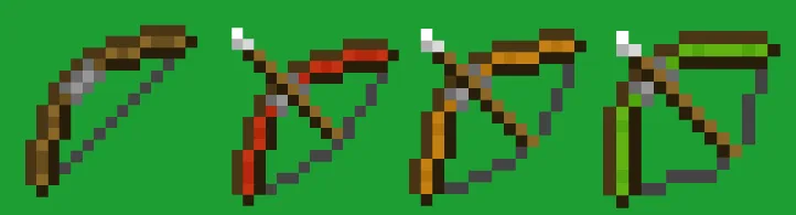 Анимированный лук из ресурс пака Axe - Optimized