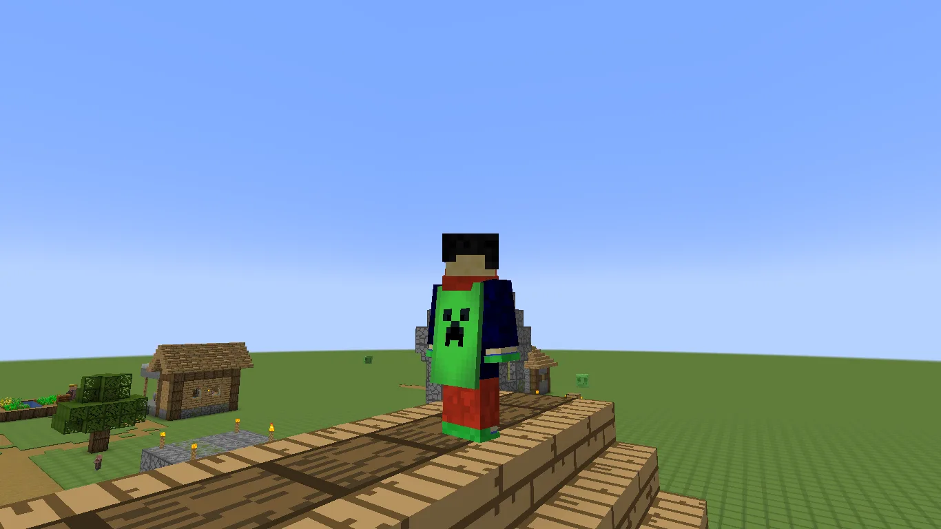 Плащ Creeper Cape из набора CreatoCapes