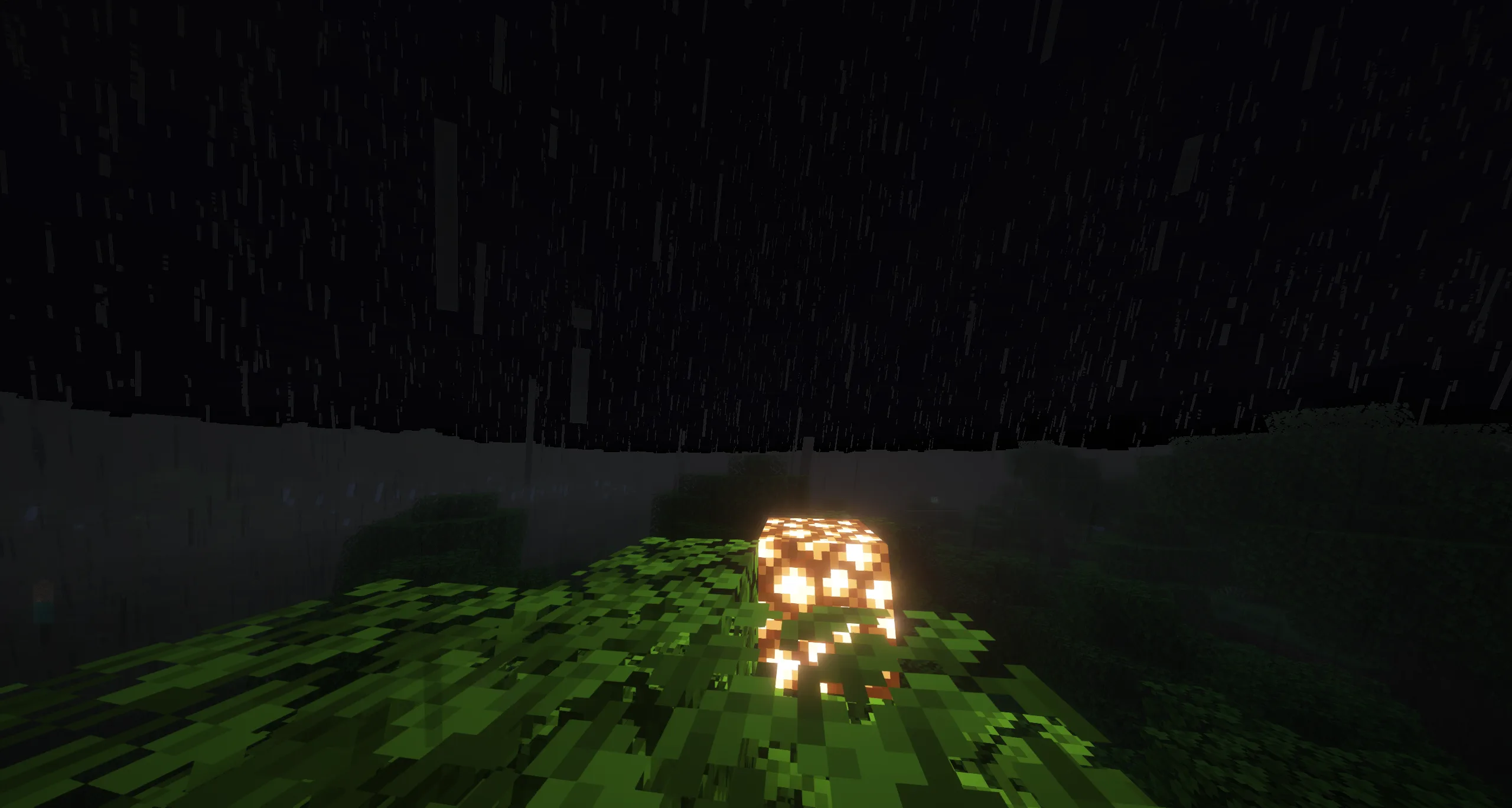 Внутри кучево-дождевого облака с шейдерами Atmospheric.