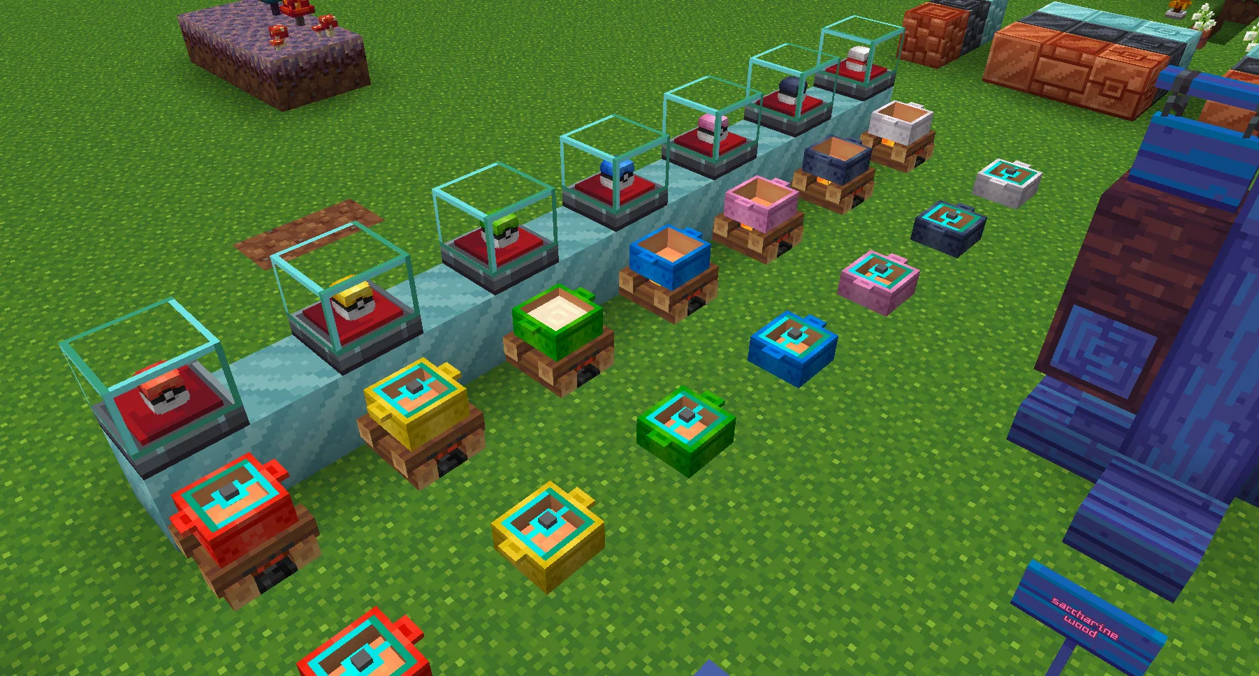 Кухонные котлы из набора Whimscape x Cobblemon.