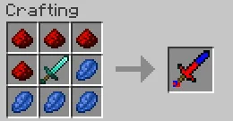 Магический предмет меч-магнит из мода Magic Items