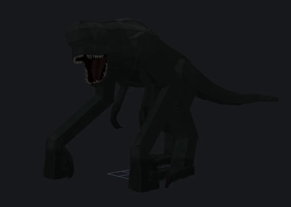 3D-модель существа из мода Distorted Rex