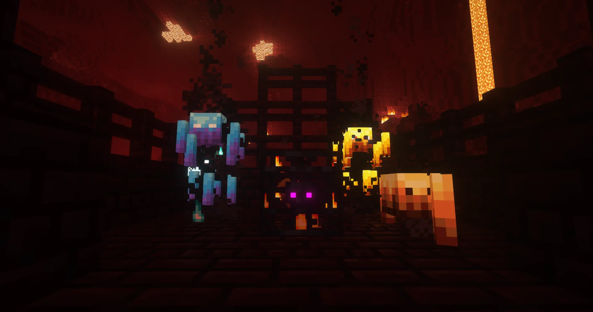 Изображение ифритов (Blazes) из мода Create: Dreams & Desires.