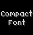 Compact Font - Ресурс паки для Minecraft - Minecraft Flow