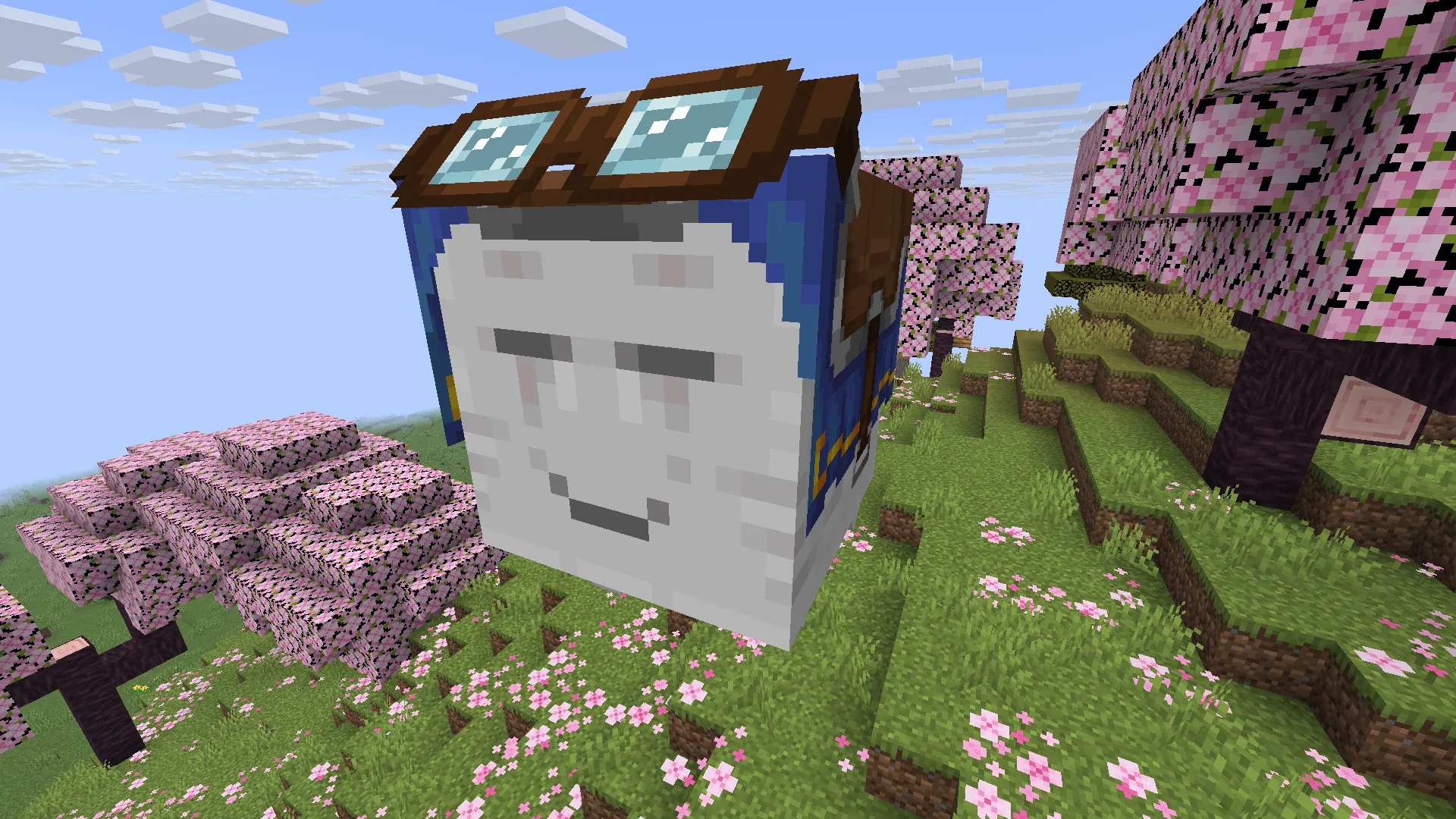 Счастливый гаст в классическом стиле с упряжью в небе