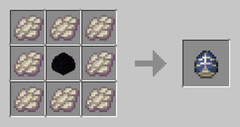 Мод Spawn Egg Recipe: рецепт крафта яйца призыва фантома.