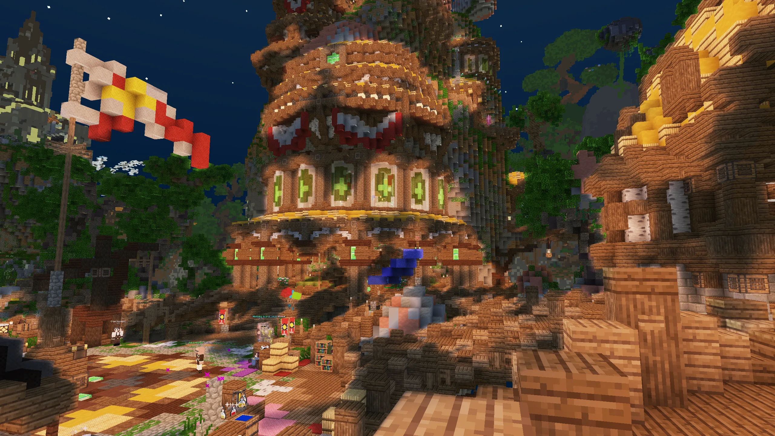 Вид на банк Ahmsord в шейдере Nwoof's Wynn.