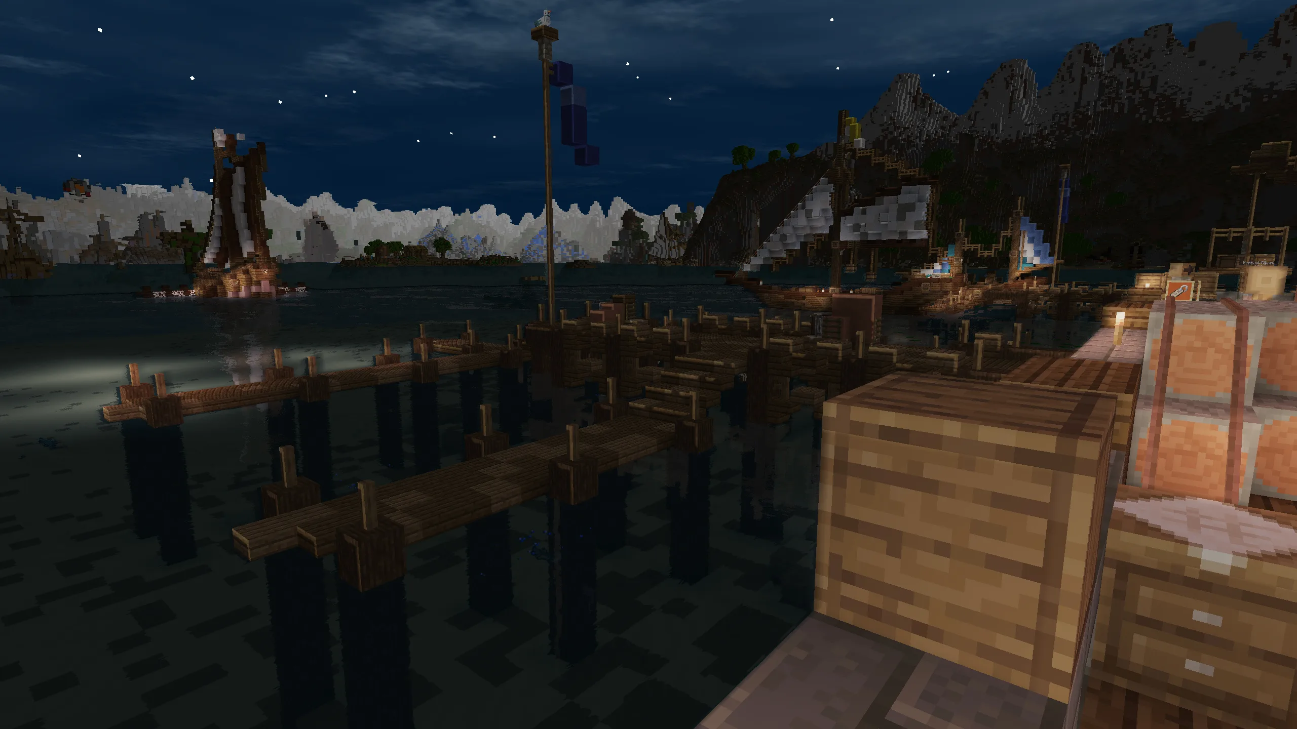 Корабль-док Немракта в шейдере Nwoof's Wynn.