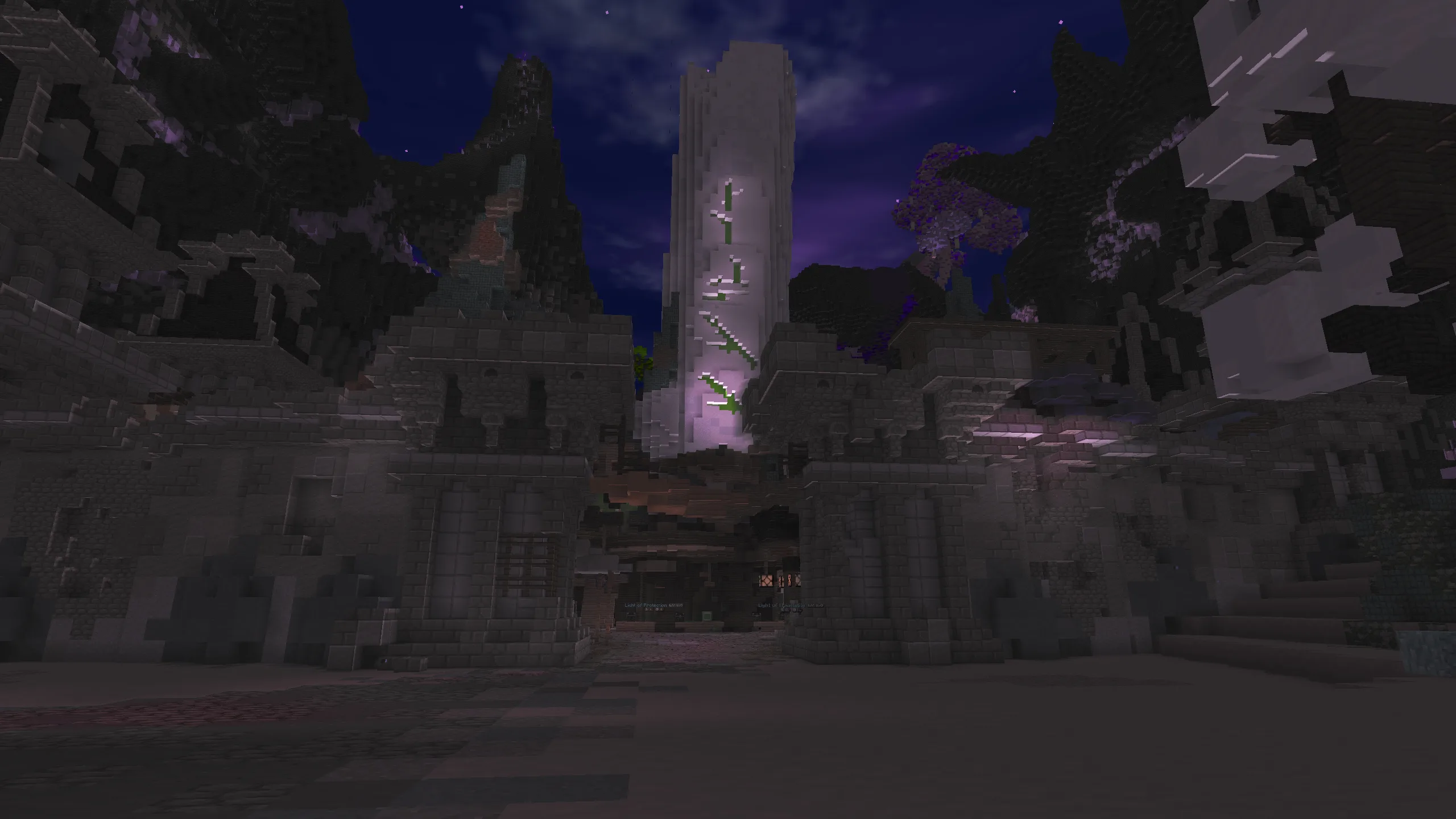 Вход Люто в Minecraft с шейдером Nwoof's Wynn.