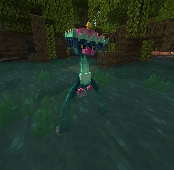 Лудикаппа: альтернативная эволюция Людиколо при использовании Лиственного камня в Cobblemon.