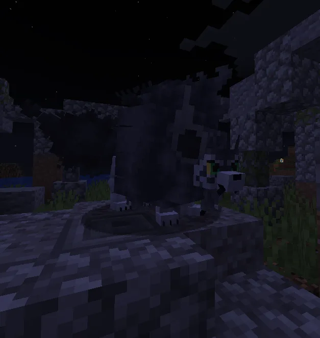 Lupayena, эволюция Mightyena в стиле Cobblemon.