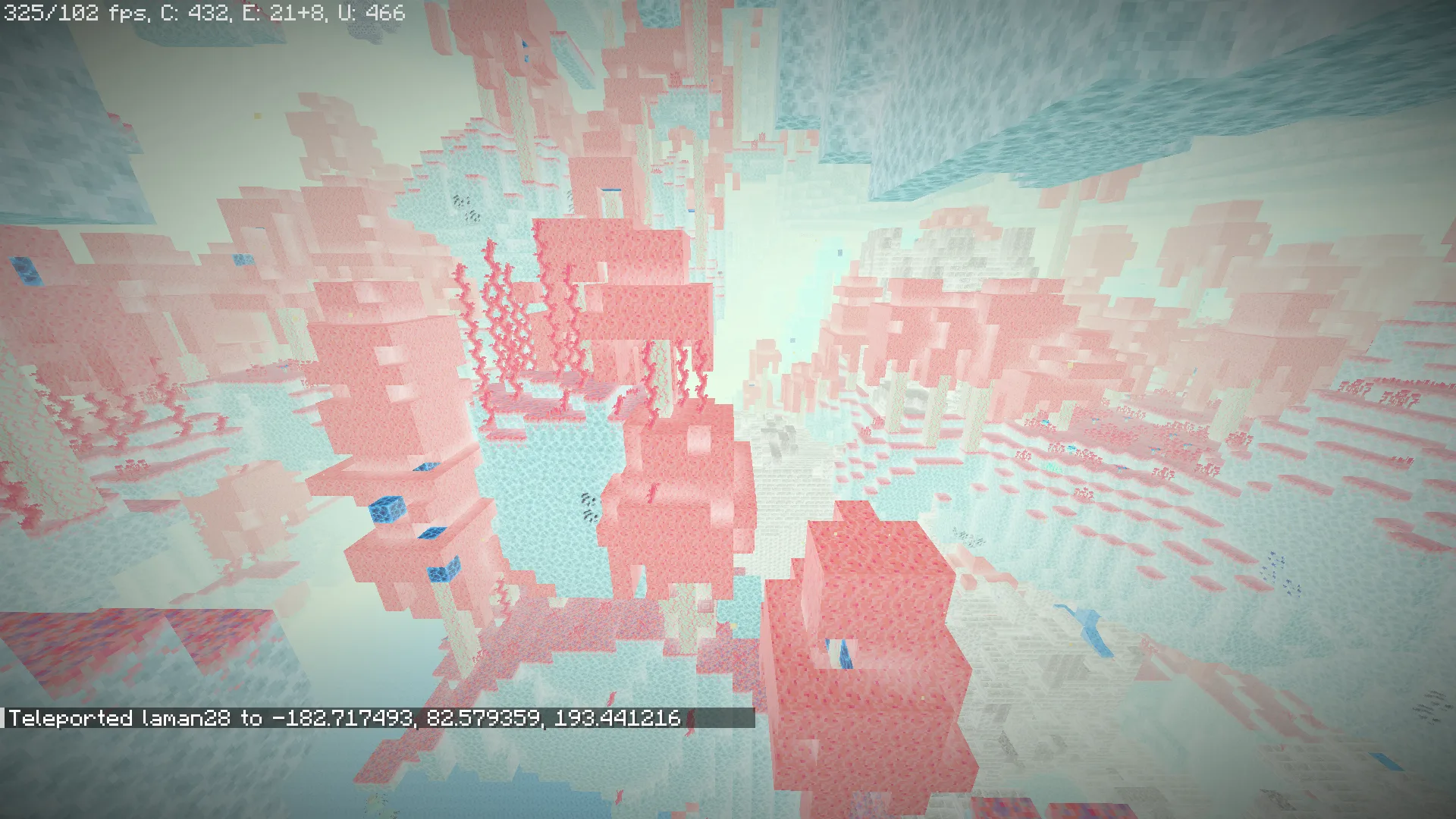 Инвертированные цвета шейдера в Незере.