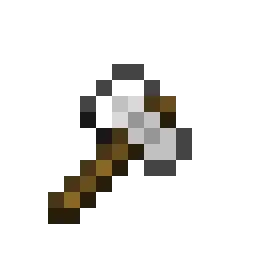 Уменьшенный топор из ресурс-пака Tiny Items