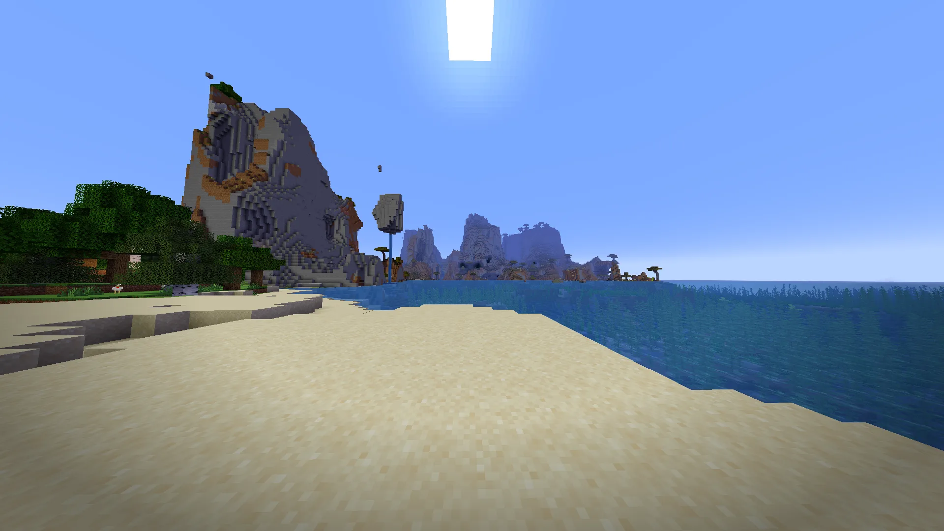 Energy Shaders Java: дневной вид.