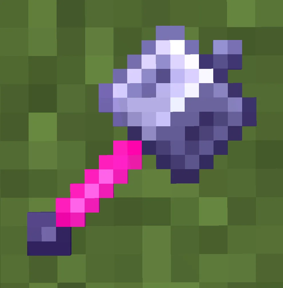 Булава с текстурой пробоя из ресурс-пака Vanilla - Optimized