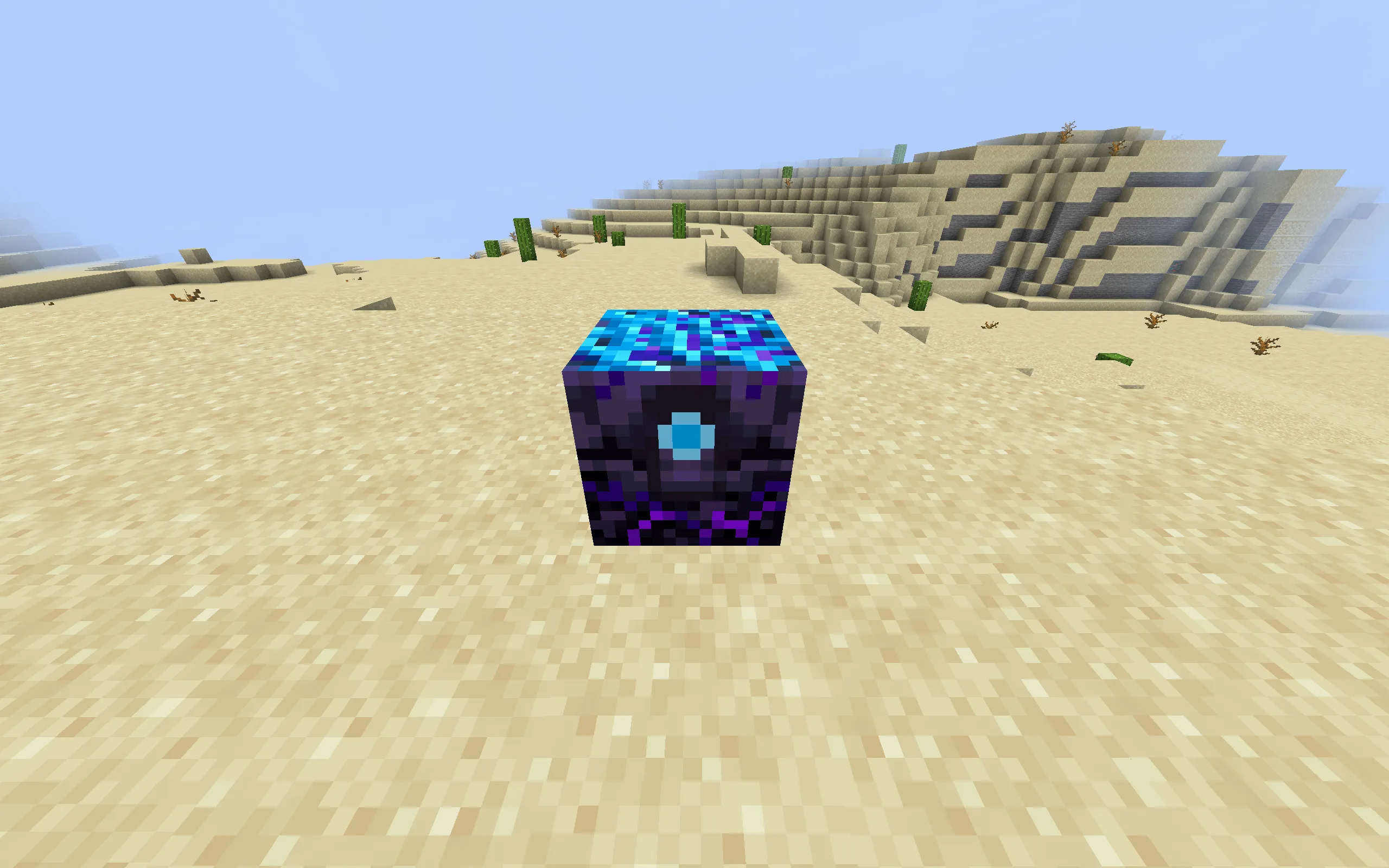 Якорь возрождения с синим зарядом в стиле ClickCrystals Vanilla