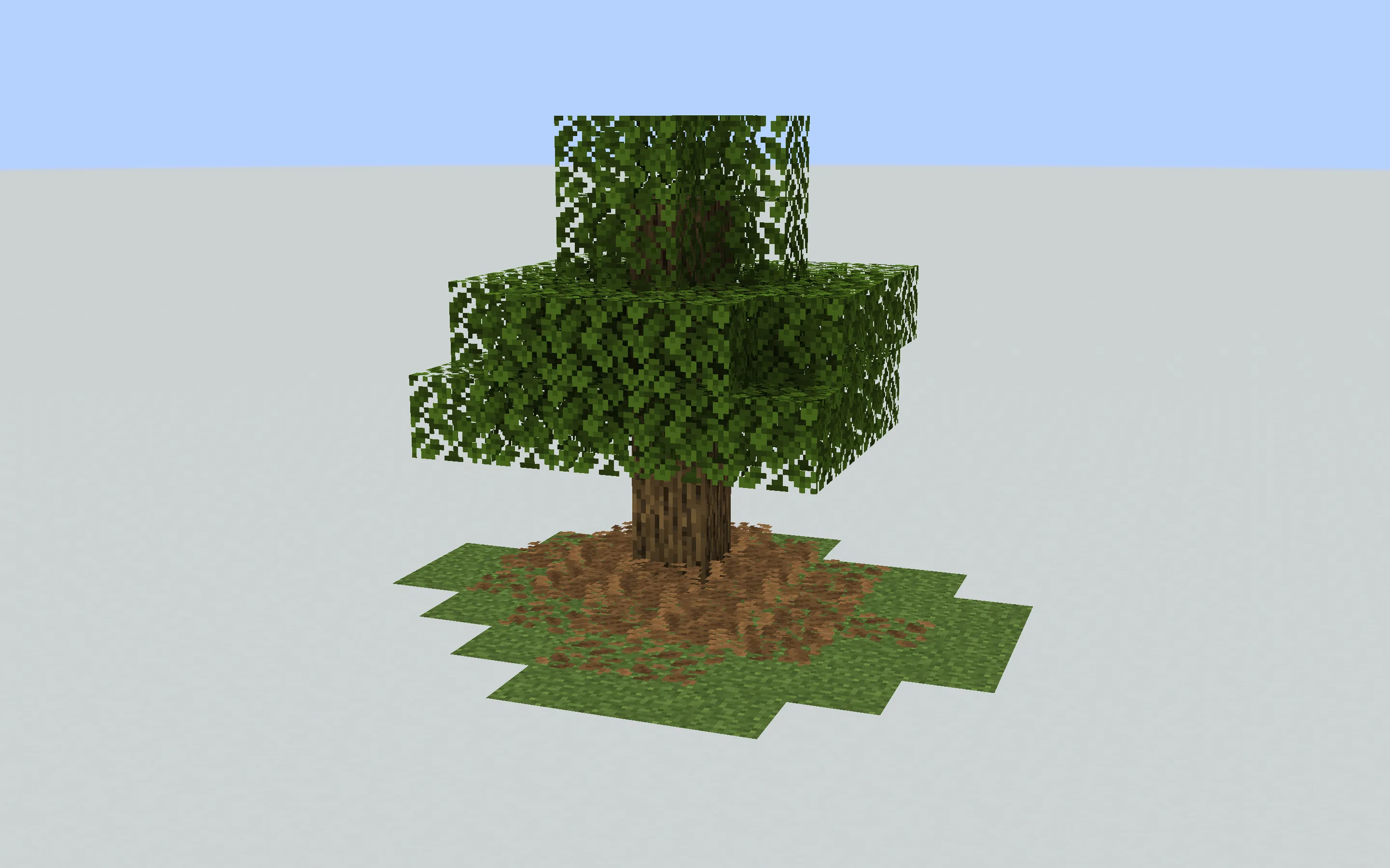 Кучи листьев под деревом