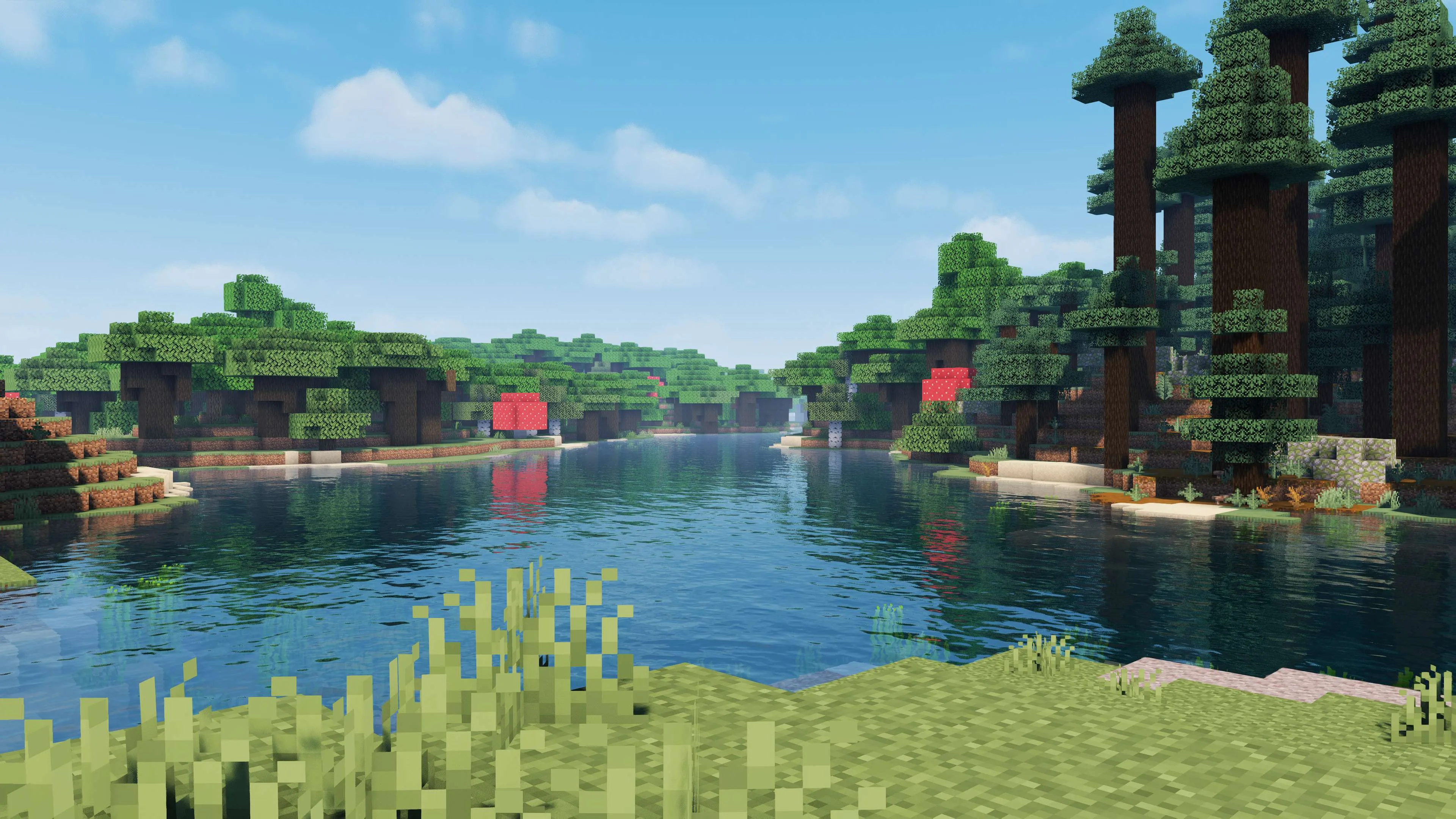 Озеро в шейдерах E-LITE (MakeUp edit).