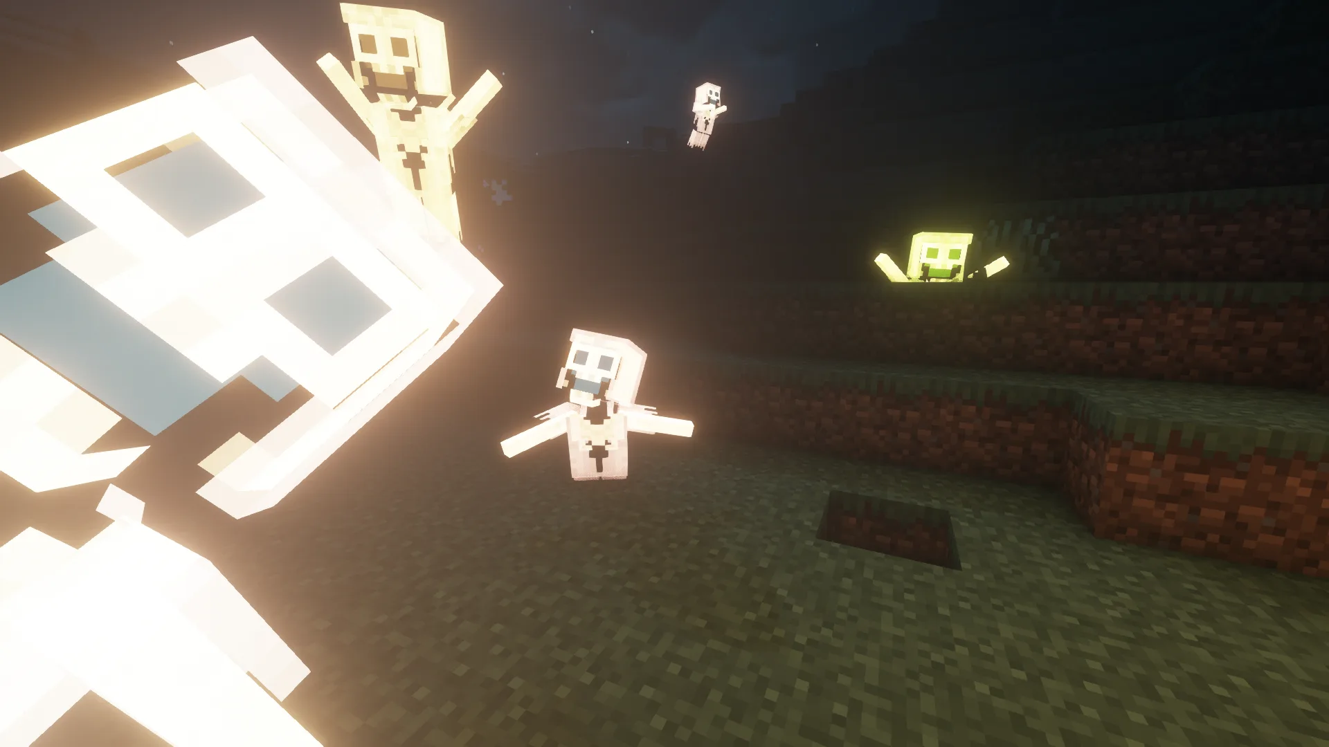 Призраки из модификации Ice and Fire в Minecraft.