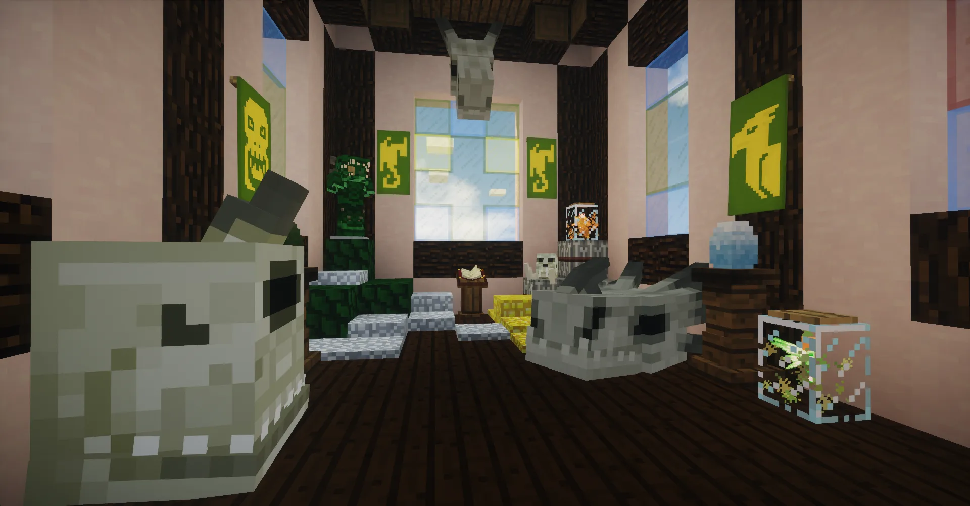 Добыча дракона из мода Ice and Fire: чешуя, кости и другие редкие предметы.