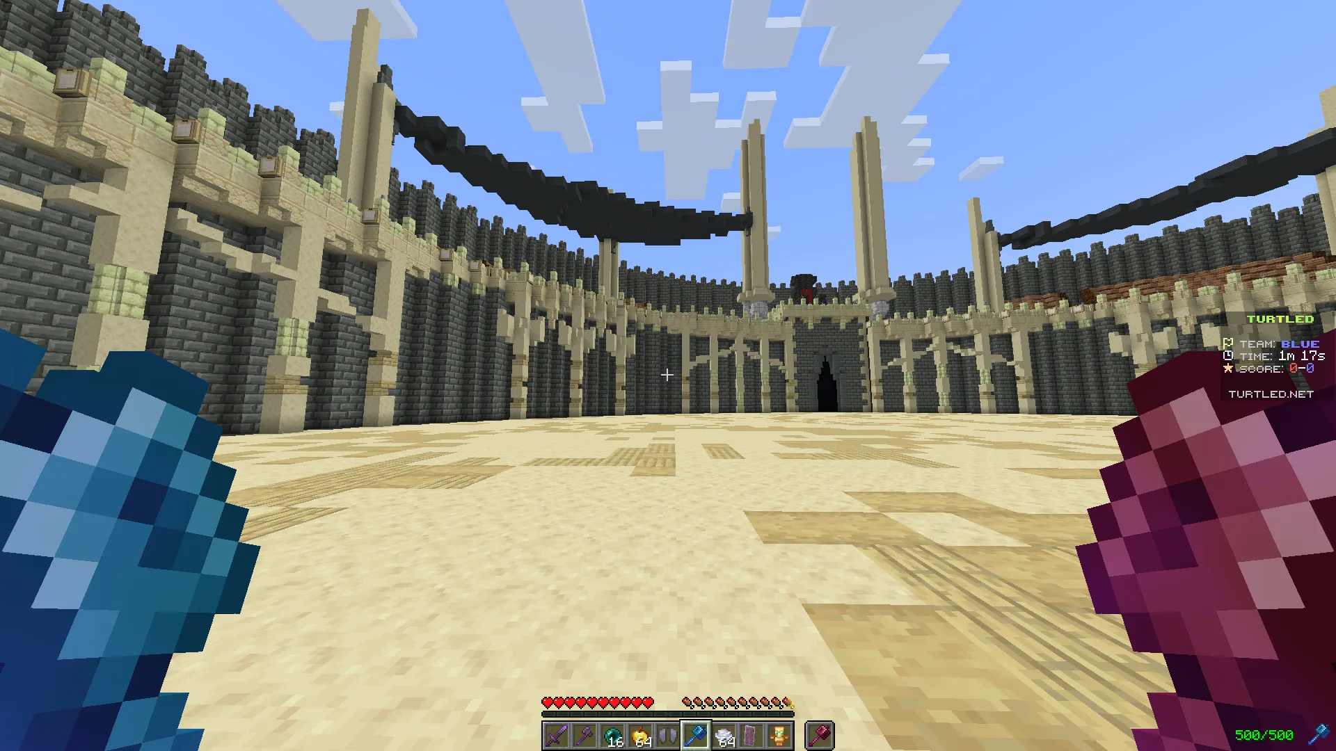 Набор кастомных булав для PvP в Minecraft.