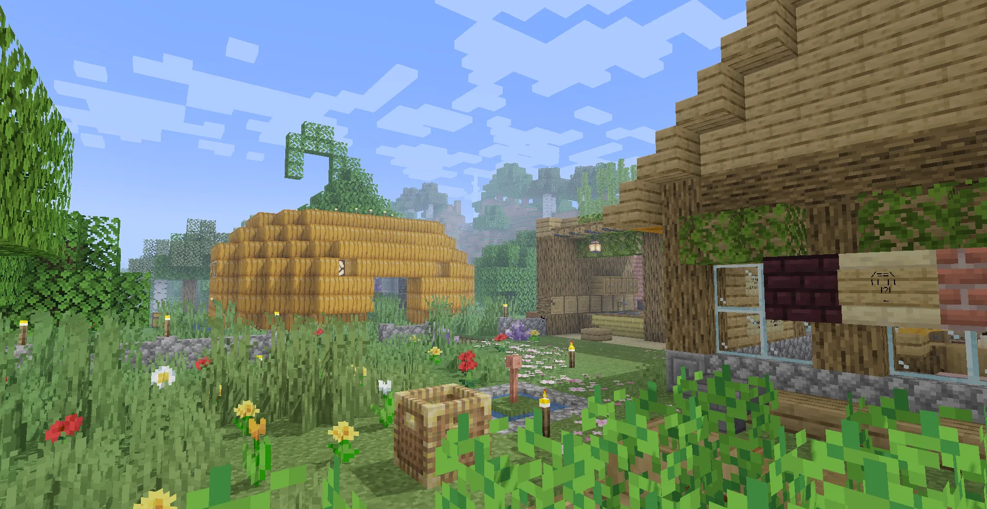 Сцена в обычном мире, освещенная шейдерами Ecos для Canvas.