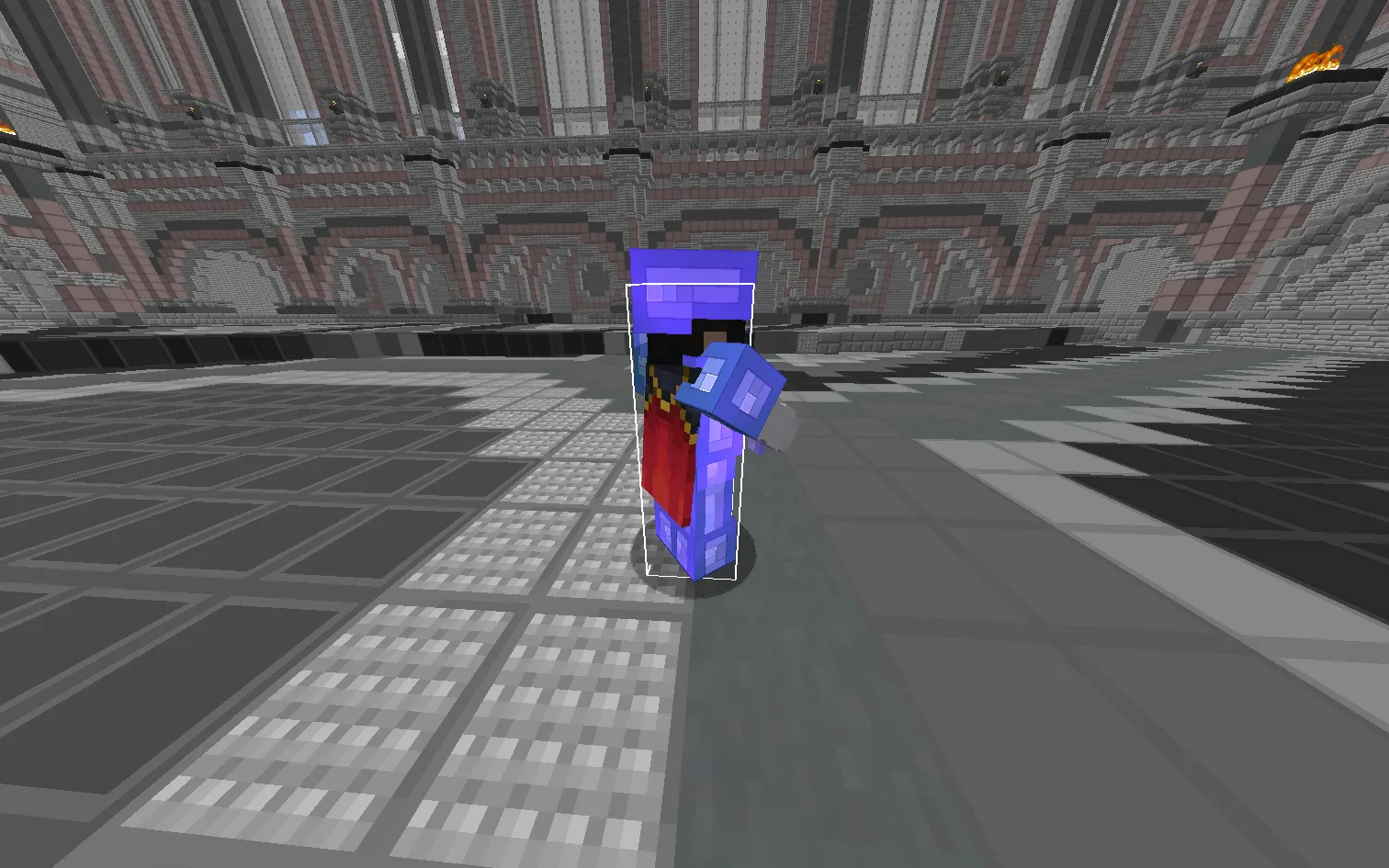 Вид сбоку на броню из ресурс-пака Moons 128x Better Armor