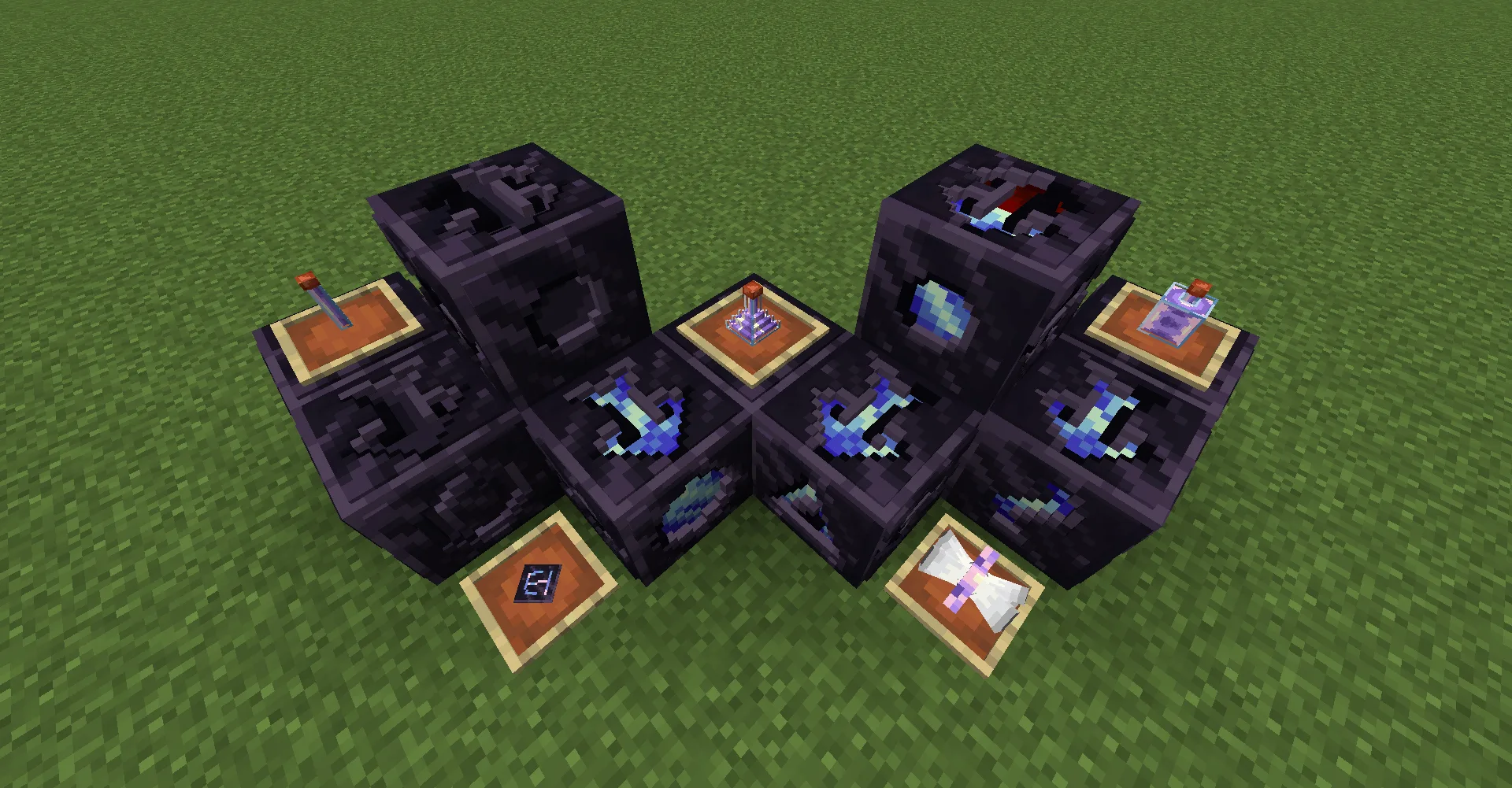 Ресурс-пак Hex Casting 3D: внешний вид предметов до версии 1.19.2.