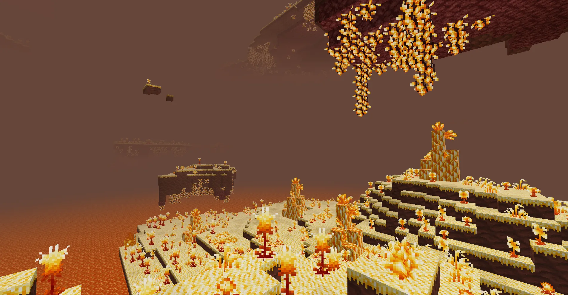 Пещеры Infernal Caverns с кристаллами и свисающими растениями Lightroot