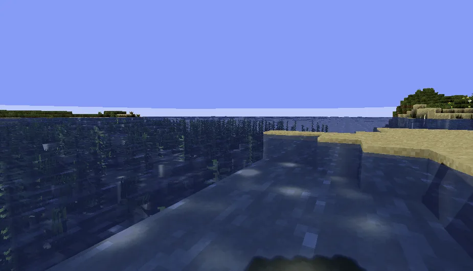 Эффект каустики на поверхности воды в LiteMc