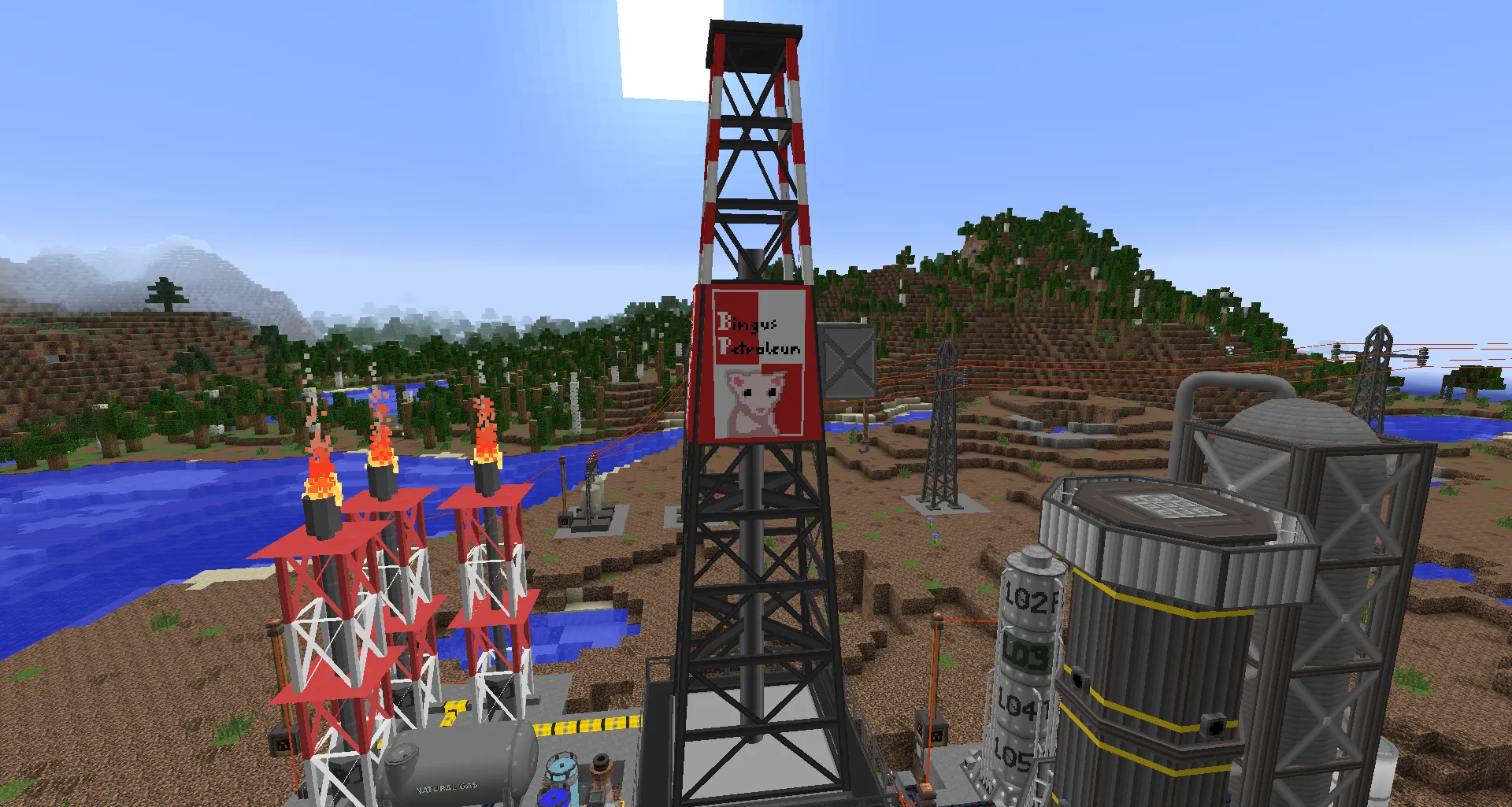 Добыча нефти методом гидроразрыва пласта в Hbm's Nuclear Tech Mod.