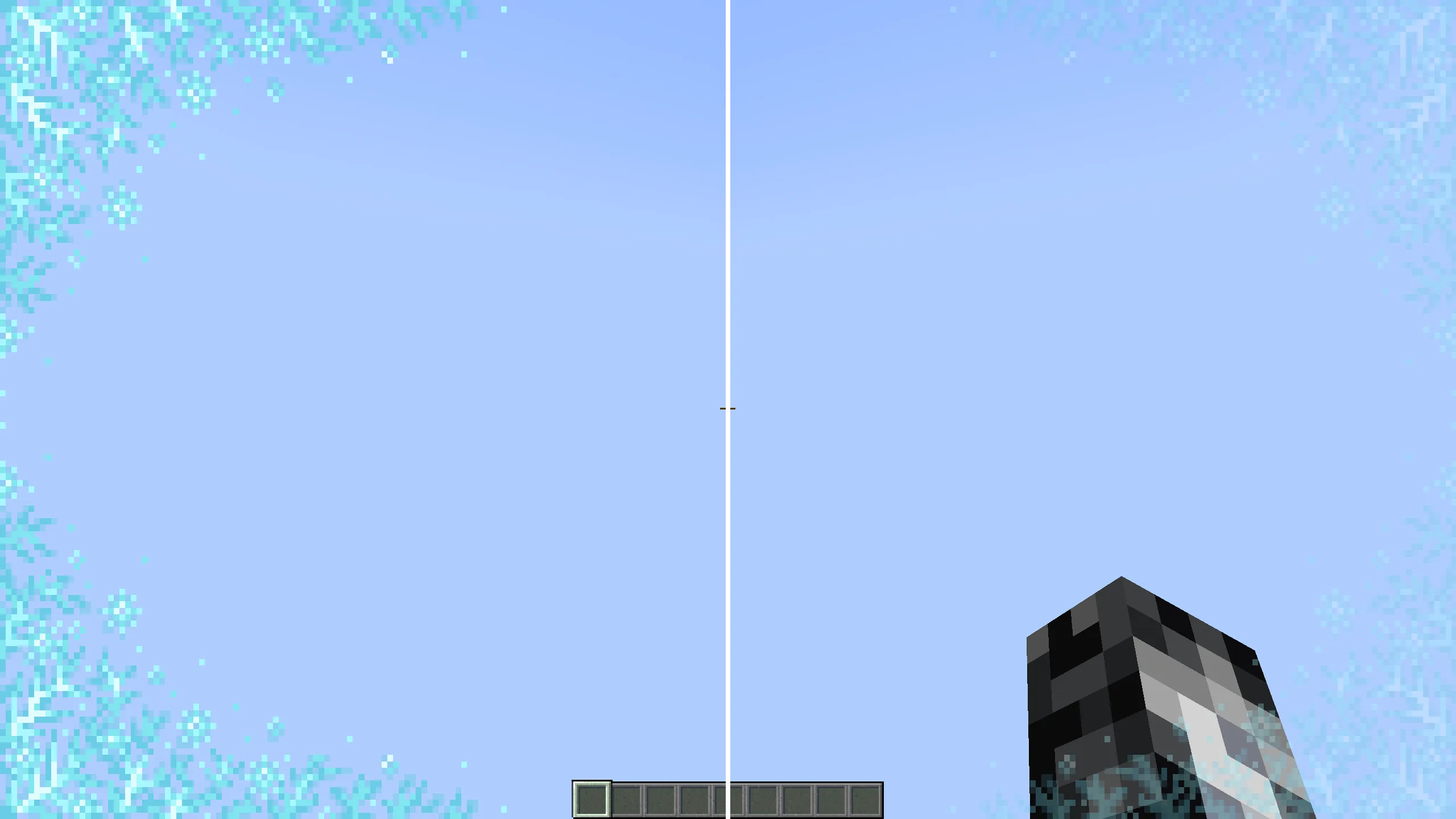 Эффект замерзания в рыхлом снегу в моде ScreenFX