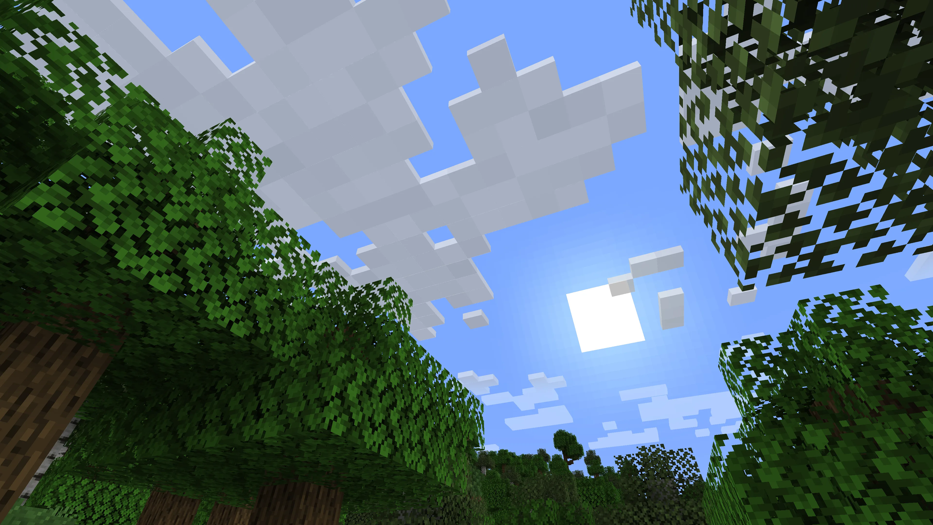 Облака в дневное время в ресурс-паке Better Clouds Texture