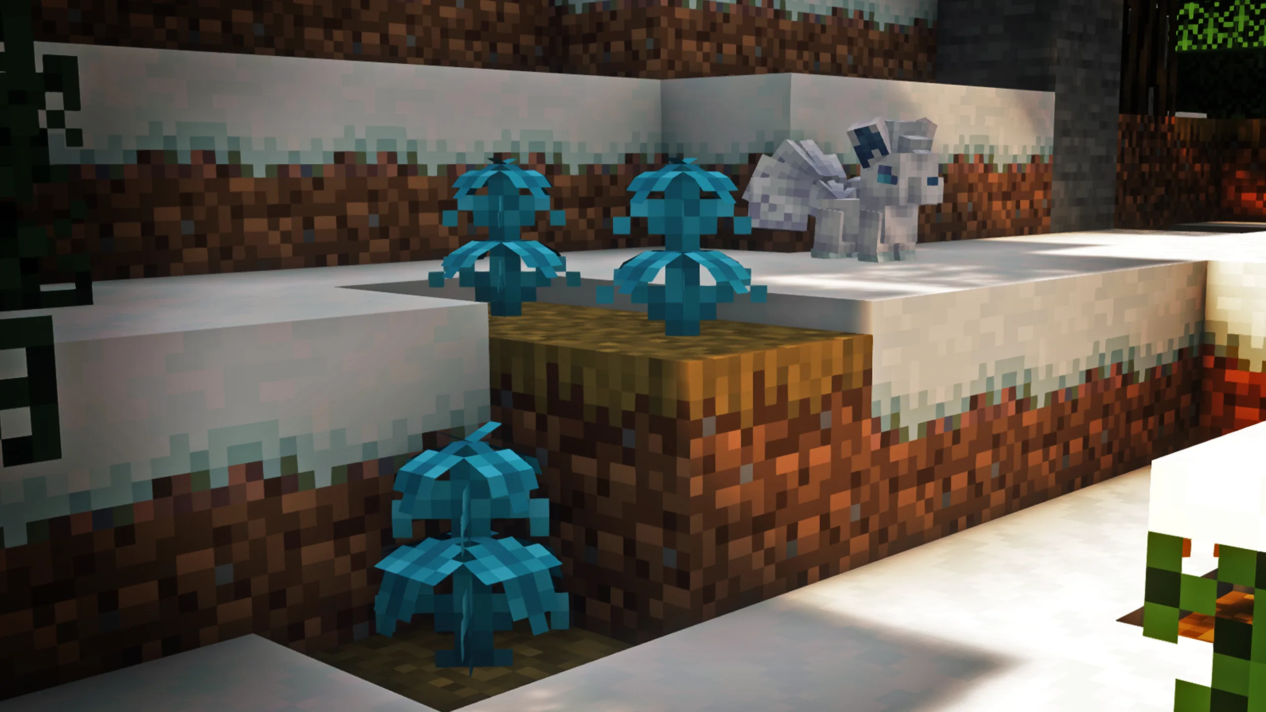 Игровой интерфейс модификации Cobblemon с выбором мятных предметов для изменения характеристик покемонов.