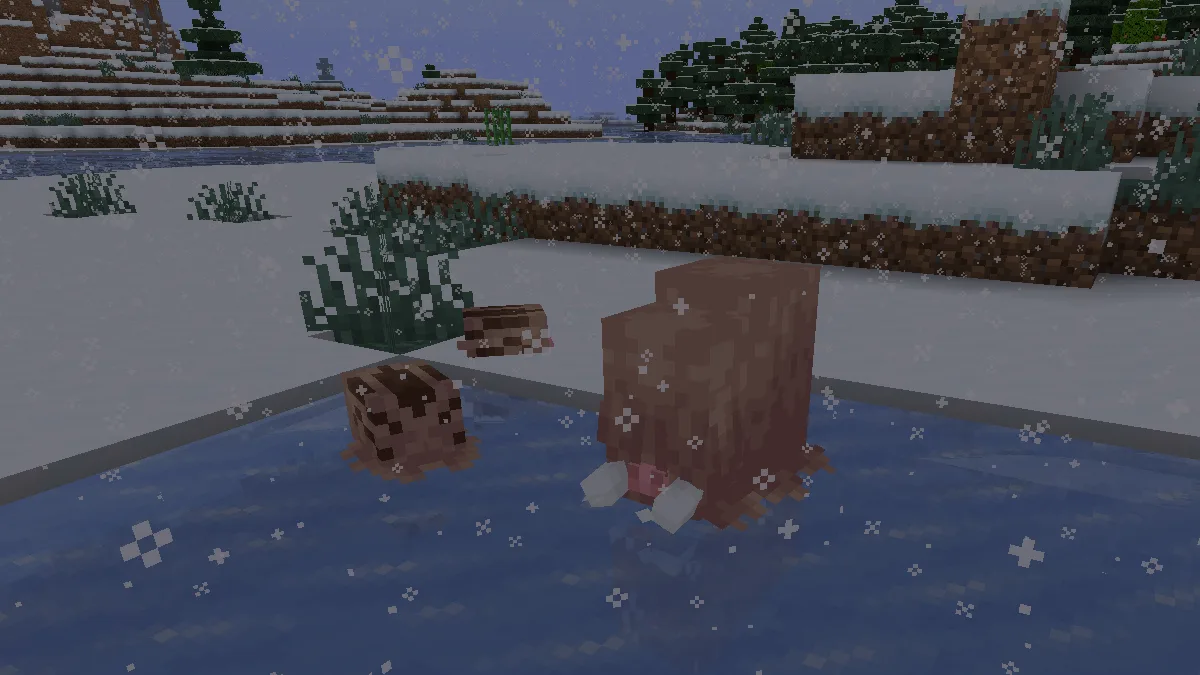 Пилосвайн и Свайнубы из мода Cobblemon.