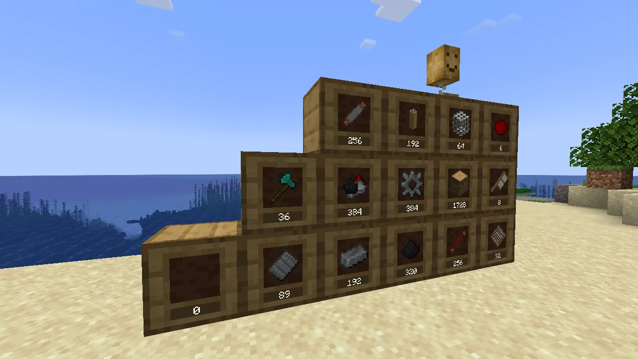 Wooden Containers with items