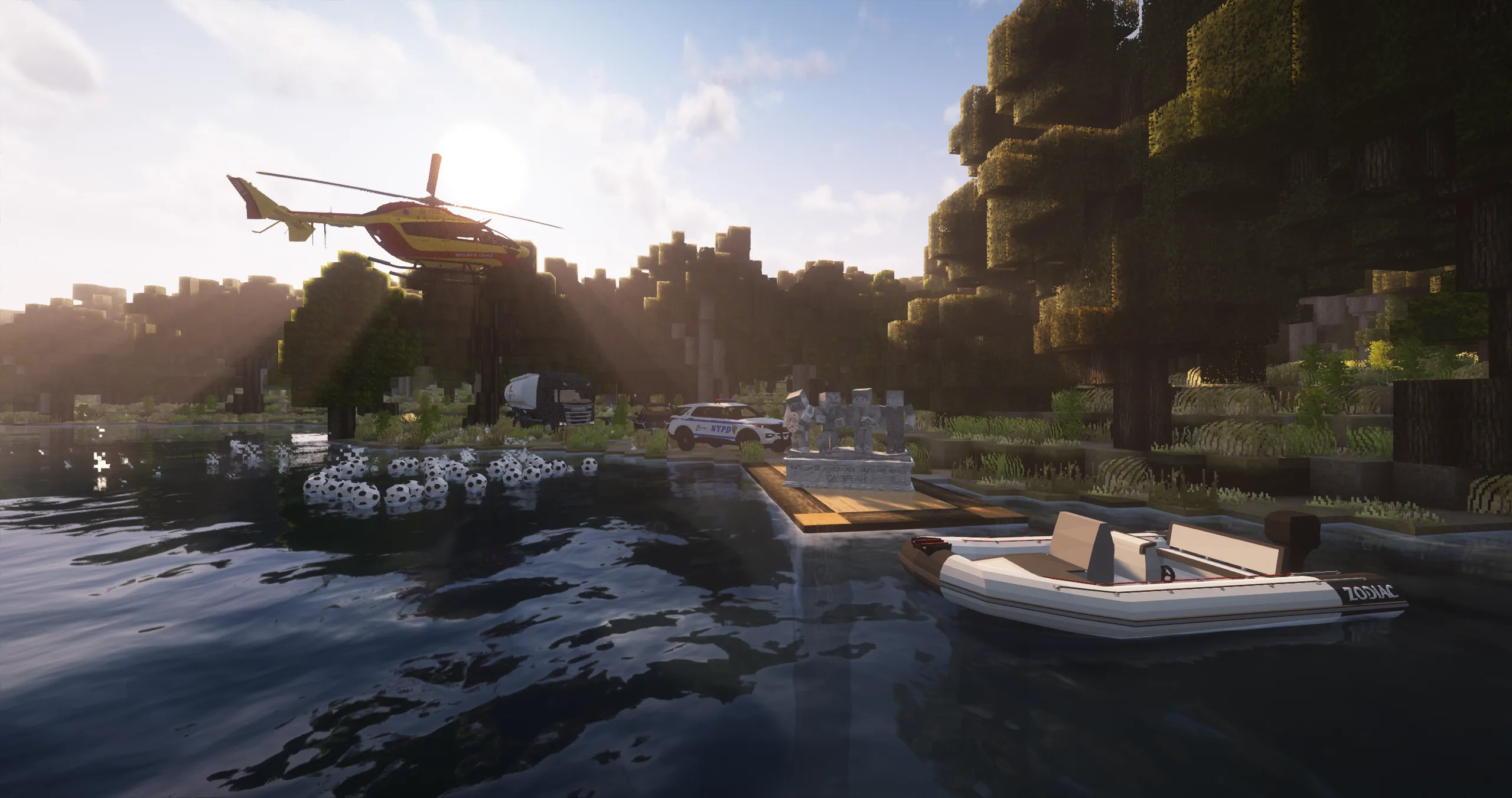 Скриншот версии 4.0.1 мода DynamX Physics Mod.